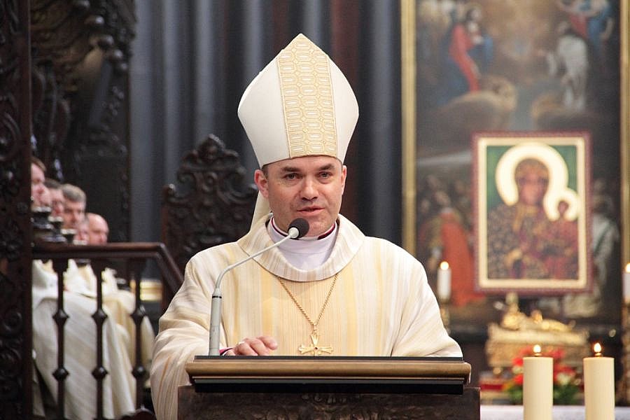 Podziękowanie dla Biskupa Zbigniewa Zielińskiego