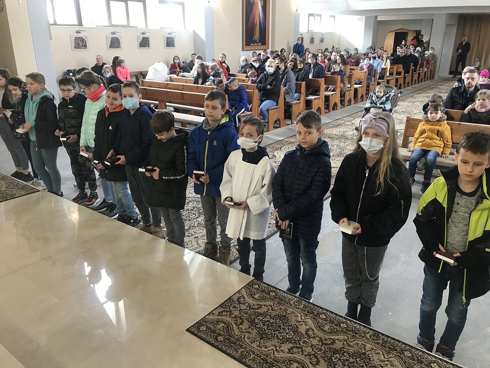Poświęcenie książeczek 27.03.2022 r.